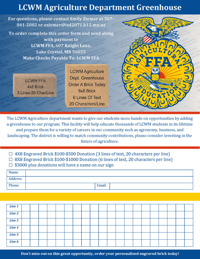 Greenhouse Donation Form