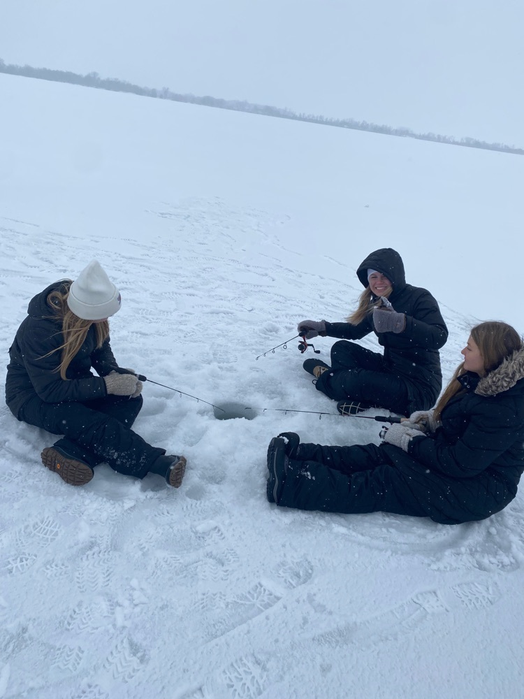 ice fishing
