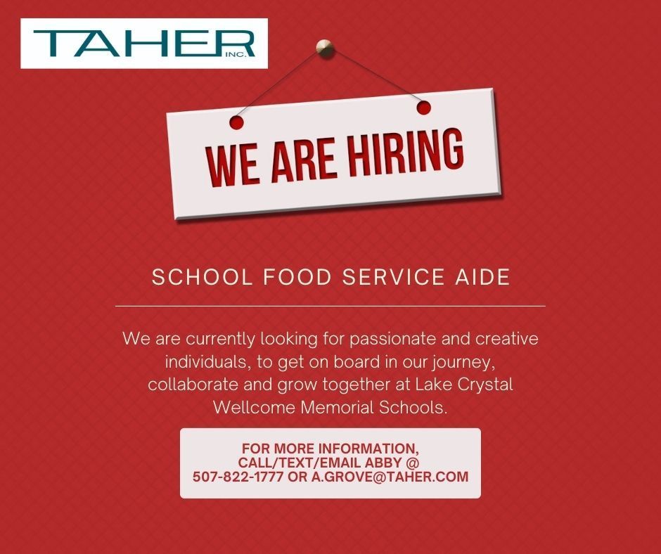 Taher Hiring Ad