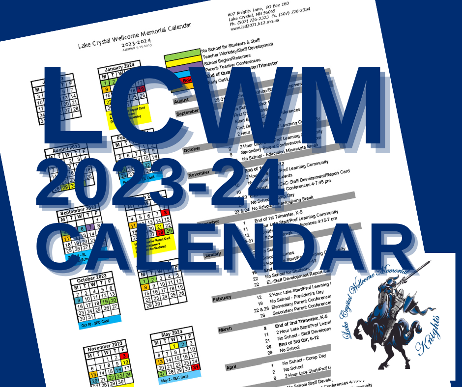 23-24 Calendar Graphic