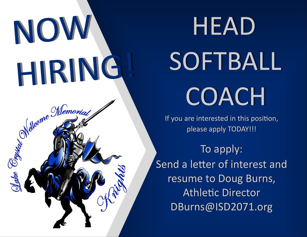 Job posting for head softball coach