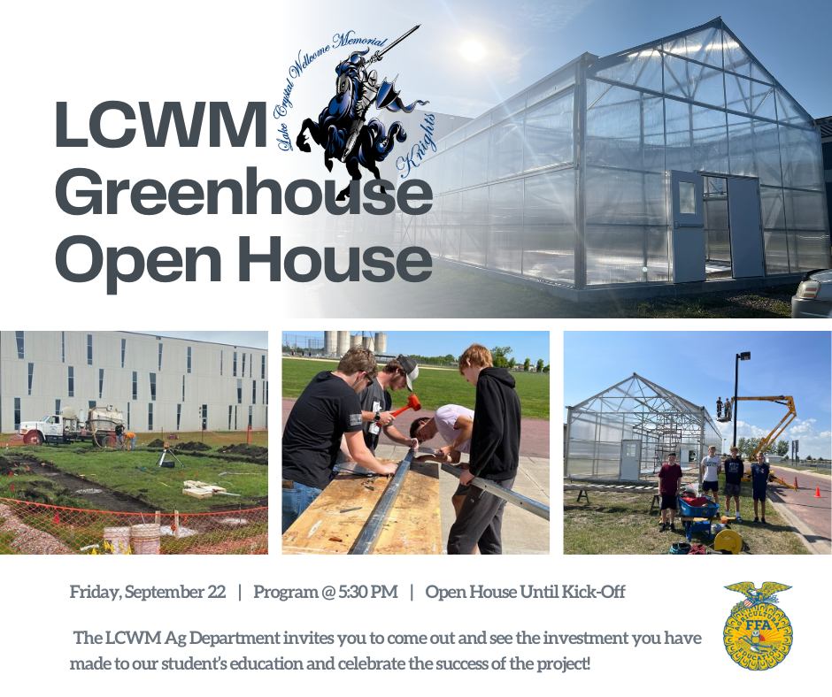 Greenhouse Open House invitation